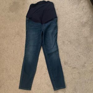 Madewell Maternity Women's Skinny Jeans - Dark Blue